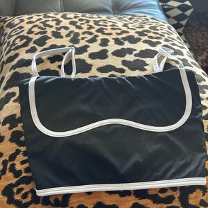 Black and White Crop Top